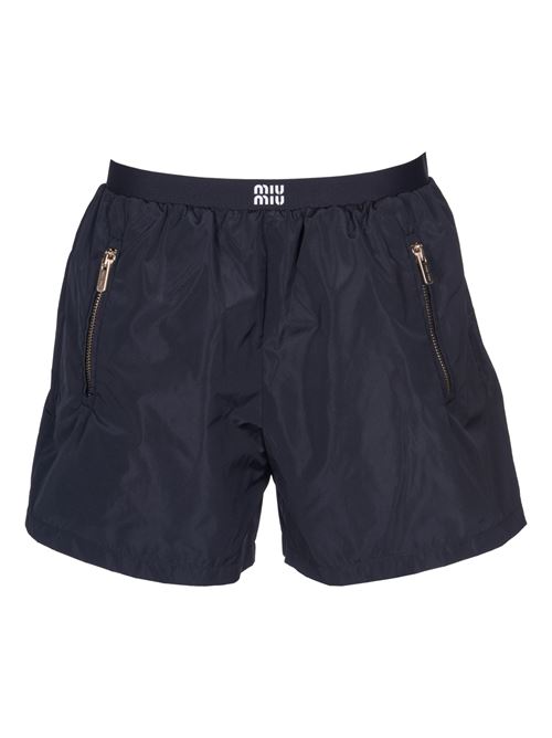 Shorts in Tec Silk MIU MIU | MP1633121GS231F0002